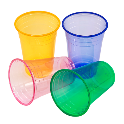 PP塑料彩色透明杯
